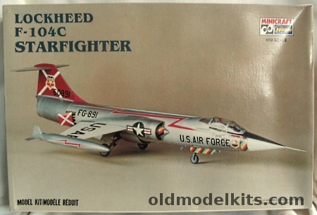 Hasegawa 1/32 Lockheed F-104C Starfighter - USAF, 1104 plastic model kit